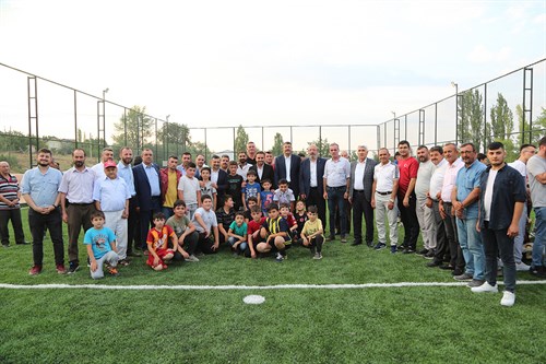 Demirciören Köyü Futbol Sahası açıldı 